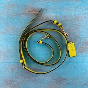 COACH Lime Green Leather Replacement Strap & KeyFob Hangtag